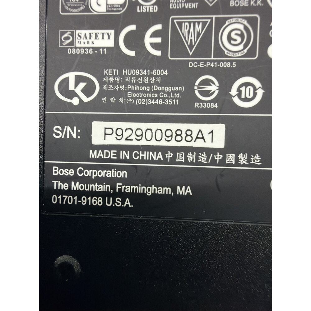 Genuine BOSE SoundDock Power Supply AC Adapter PSM36W-208 OEM - (Not 4 Pin) - Picture 6 of 6